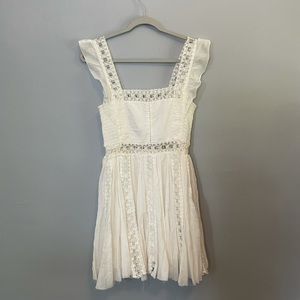 White Free People Verona Dress